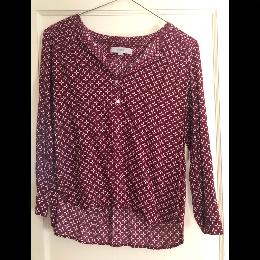 Petite LOFT blouse